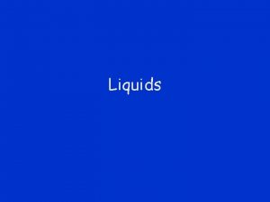 Liquid pressure