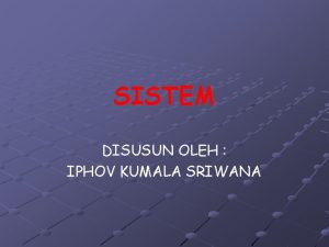 Iphov kumala sriwana