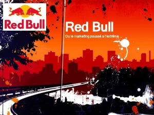 Distribution red bull
