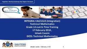 Grade 12 integration