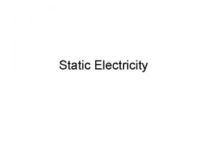 Static electricity