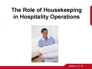 Types of housekeeping