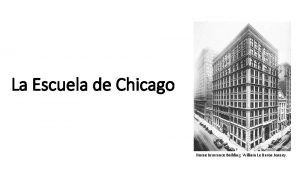 Escuela de chicago arquitectura