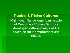 Main idea