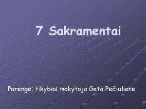 Sakramentu