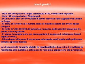 mezzi genetici Delle 100 000 specie di funghi