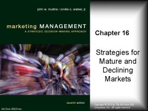 Mature market strategies