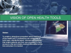 Open health tools