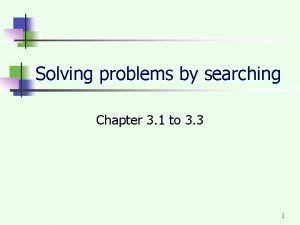 Solving problems