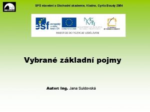 SP stavebn a Obchodn akademie Kladno Cyrila Boudy