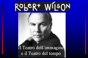 Il Teatro dellimmagine e il Teatro del tempo