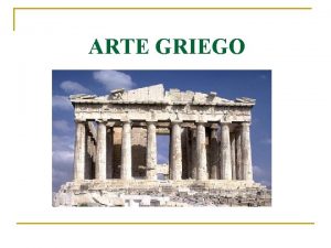 Características de arte griego