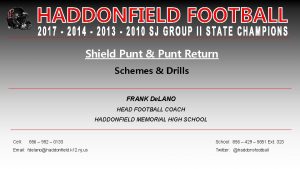 Shield punt formation