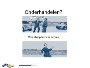 Onderhandelen Vier stappen naar succes www autoverkooptraining nl