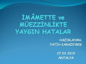 Fatih karazeybek