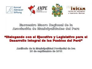 Instituto de Investigacin y Capacitacin Municipal Encuentro Macro