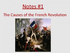 What was the reason for the french revolution