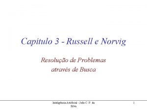 Captulo 3 Russell e Norvig Resoluo de Problemas