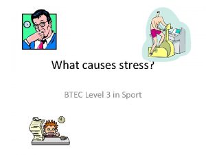 Causes of stress in sports