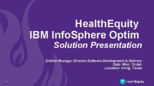 Optim solutions ibm