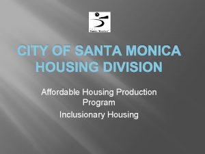 Santa monica housing authority