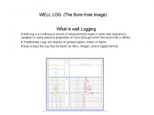 Bore hole image