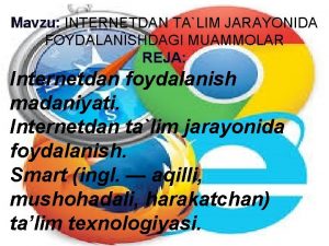 Axborot almashinuvi jarayonida muammolar
