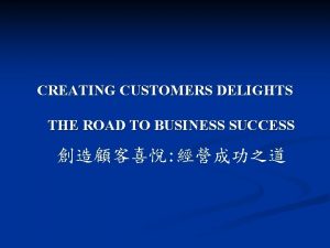 The road to business success