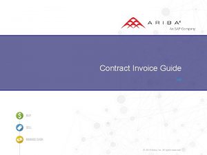 Contract Invoice Guide 12 s 2 2015 Ariba