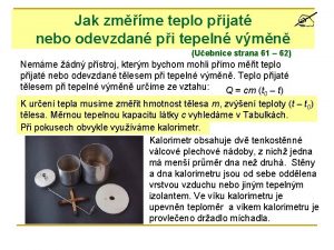 Jak zmme teplo pijat nebo odevzdan pi tepeln