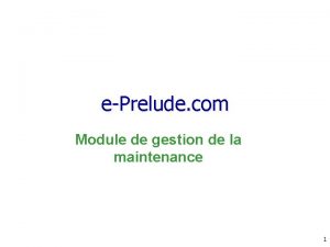 Eprelude