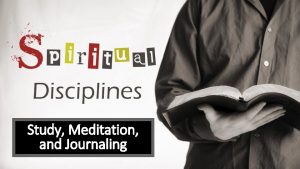 Study Meditation and Journaling Kenneth Boa Study The