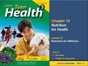 Chapter 10 nutrition for health lesson 2 answer key