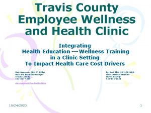 Travis county employee health clinic