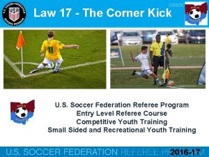 Soccer corner kick rules