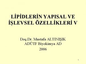 LPDLERN YAPISAL VE LEVSEL ZELLKLER V Do Dr