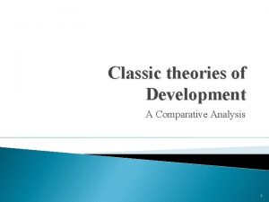 Chenery's patterns of development