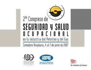 Seguridad y Salud Ocupacional Instituto Argentino del Petrleo