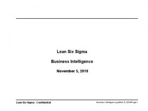 Lean bi analysis