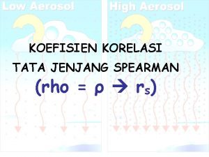 Spearman correlation spss