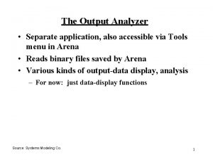 Arena input analyzer