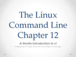 The Linux Command Line Chapter 12 A Gentle