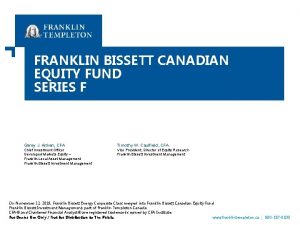 Bissett canadian equity fund