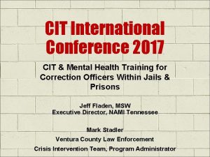 Cit international conference