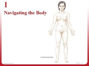Navigating the body regions of the body