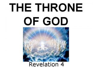 Throne of god revelation 4