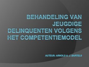 Sociale competentiemodel Sociale competentiemodel