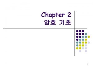 Chapter 2 1 Crypto Key Plaintext Encrypt key