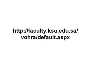 http faculty ksu edu sa vohradefault aspx By