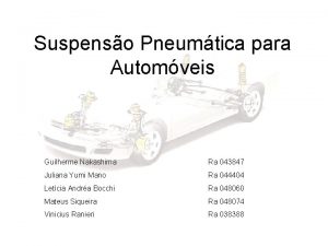 Suspenso Pneumtica para Automveis Guilherme Nakashima Ra 043847